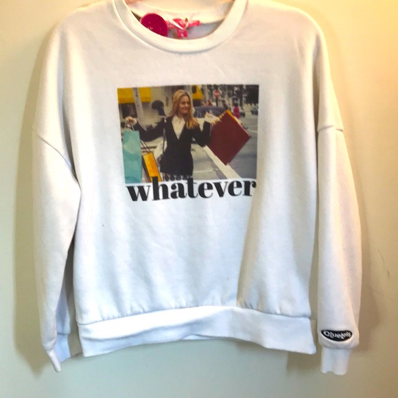 ✨🆕Dolls Kill x Sugar Thrillz x Clueless Retail Therapy Crewneck sz S!BNWT!🛍 - Picture 1 of 12
